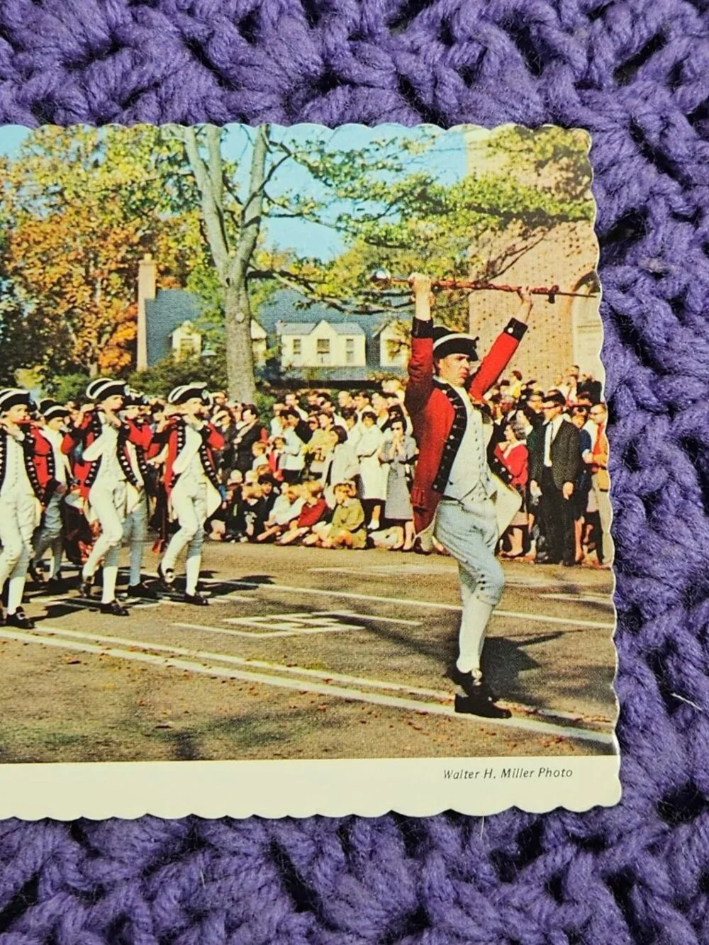 Colonial fife and Drum Corps Williamsburg Virginia Postcard